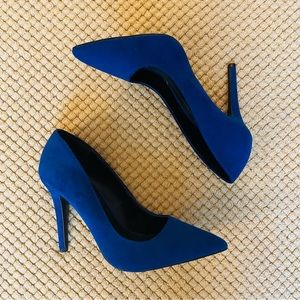 Royal Blue Heels size 8